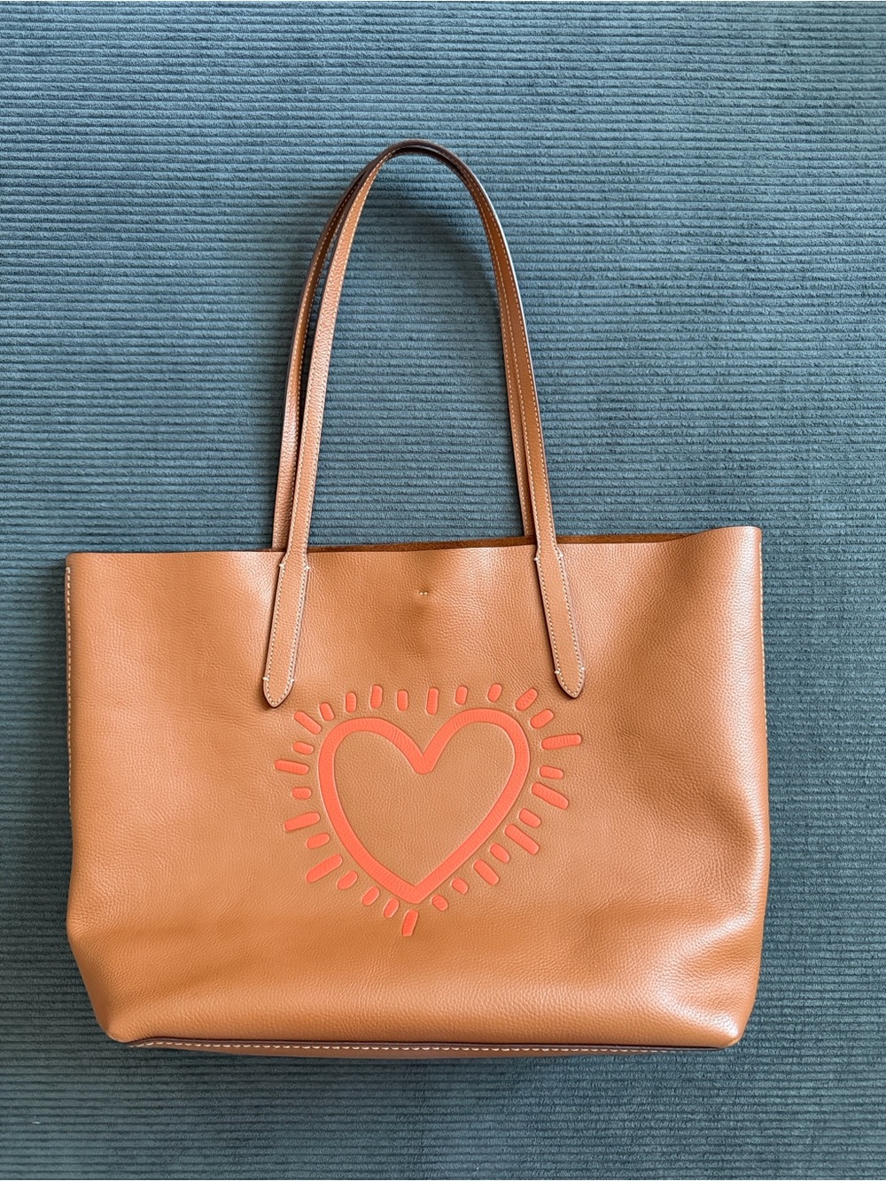Coach x Keith Haring Leather Tote